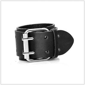 img 2 attached to 💎 Mgutillart Buckle Wristband Leather Bracelet: Trendy Girls' Jewelry in Stylish Bracelets