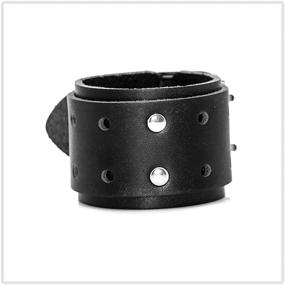 img 3 attached to 💎 Mgutillart Buckle Wristband Leather Bracelet: Trendy Girls' Jewelry in Stylish Bracelets