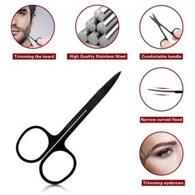img 1 attached to Tweezers Professional Stainless Scissors Precision