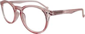 img 2 attached to 👓 Stylish Seattle Premium Round Reading Glasses: Enhance Your Vision in Trendy Elegance