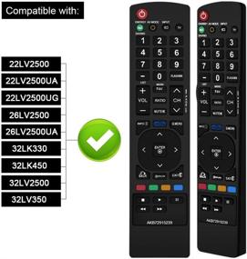 img 3 attached to 📱 Gvirtue Replacement Remote Control Compatible with LG AKB72915239, Suitable for 22LV2500, 26LV2500, 32LK330, 32LK450, 32LV2500, 32LV350