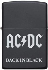 img 3 attached to Zippo AC/DC Black Matte Pocket Lighter: Rock Out with Style and Durable Ignition