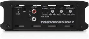 img 1 attached to MTX Thunder500.1 Thunder Series Car Amplifier