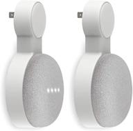🔌 space-saving outlet wall mount holder for google home mini and google nest mini - neat cord management (2 pack) logo