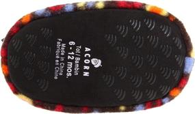 img 1 attached to 🏻 Comfortable and Stylish: Acorn Kids Easy Bootie Slippers for Boys