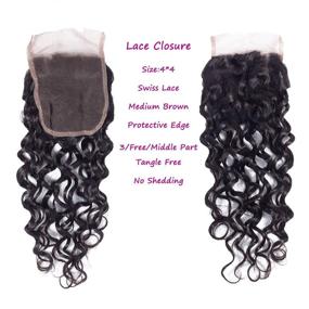 img 2 attached to Bundles Closure Brazilian Unprocessed Natural
