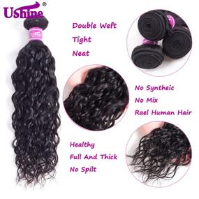 img 3 attached to Bundles Closure Brazilian Unprocessed Natural
