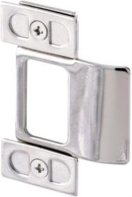 img 2 attached to Defender Security Adjustable Door Strike, Chrome Plated, 2-Piece - U 9488