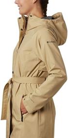 img 3 attached to Columbia Womens Trench Jacket Medium Women's Clothing
