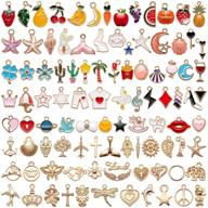 wholesale 100pcs charms for bracelets: diy clearance decor bulk pendants for jewelry making and croc sewing logo