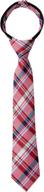 spring notion tartan plaid zipper boys' accessories : neckties logo