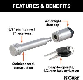 img 2 attached to CURT 23516 Stainless Diameter Receiver