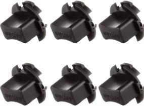 img 1 attached to 🔲 cciyu 20x Black 5/8-inch Twist-In Instrument Panel Dashboard Gauge Bulbs - 194 168 T10 Wedge Socket Replacement for Miniature Wedge Base Bulbs (Type T3-1/4)