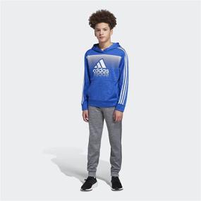 img 2 attached to Adidas Horizon Pullover Hoodie 👕 Heather Boys' Clothing: Stay Active in Style