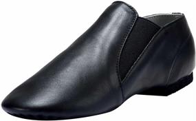 img 4 attached to 👠 Dynadans Women's Leather Elastic Shoes in Size 10 5M