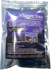 img 1 attached to 🐠 Enhance Your Aquarium with Vepotek Vibrant Sea Mounting & Glue Solution Combo Kit - Complete with Squeegee for Perfect Background Installation