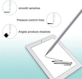 img 2 attached to 🖊️ LINGXIU Pencil Tips Replacement: Compatible with Apple Pencil 1st & 2nd Gen (2 Pack) - iPencil iPad Pro Nibs & Silicone Tip Protector Covers (16 Pack), with iPad Pencil Fit (18 Pack)