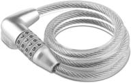 🔒 dsteng bike lock: resettable 4-digit combination anti-theft chain lock for bicycles, motorcycles, gates, garages, and fences logo