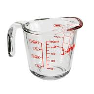 🥛 glass measuring cup 8 oz by anchor hocking - model 55175ol11 logo