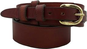 img 1 attached to 👔 Ranger English Bridle Leather Men's Belts - Premium Accessories for Men