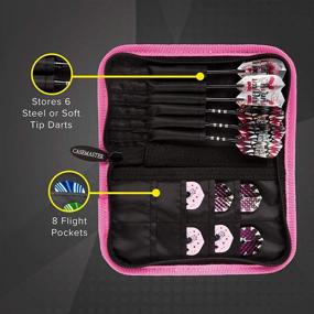 img 3 attached to 🎯 Efficiently Organize and Safely Transport Your Darts with the Casemaster Deluxe 6 Dart Nylon Storage/Travel Case