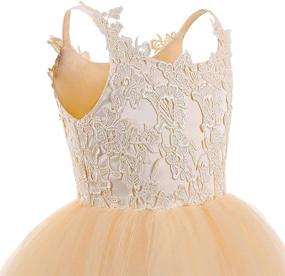 img 2 attached to 👰 Wedding Flower Girls Dresses for Communion | Girls' Clothing