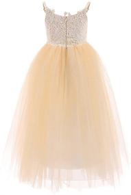 img 3 attached to 👰 Wedding Flower Girls Dresses for Communion | Girls' Clothing