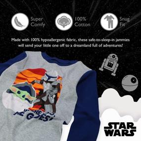 img 2 attached to 🌟 Boys' Snug Fit Cotton Star Wars Pajamas