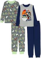 🌟 boys' snug fit cotton star wars pajamas logo