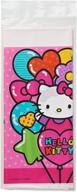 hello kitty rainbow collection plastic table cover: perfect party accessory by amscan 571417 logo