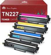 🖨️ toner kingdom compatible toner cartridge 4 pack replacement for brother tn227 tn-227 tn-227bk tn223 tn223bk | hl-l3210cw hl-l3290cdw hl-l3230cdw hl-l3270cd mfc-l3710cw mfc-l3770cdw toner printer logo