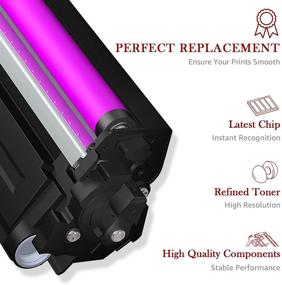 img 3 attached to 🖨️ Toner Kingdom Compatible Toner Cartridge 4 Pack Replacement for Brother TN227 TN-227 TN-227BK TN223 TN223BK | HL-L3210CW HL-L3290CDW HL-L3230CDW HL-L3270CD MFC-L3710CW MFC-L3770CDW Toner Printer