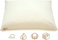 comfysleep buckwheat hull pillow standard logo