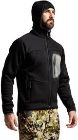 img 1 attached to 🧥 Ultimate Protection and Style: SITKA Traverse Weather Hoody Black for Men's Clothing