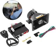 🚨 mophorn 200w car warning alarm kit with mic system - vehicle 7 sound loud warning alarm, emergency fire siren, pa speaker logo