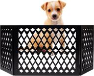 🐶 компактное собачье ограждение, стильные свободностоящие ворота для домашних животных, складные ворота, ворота для собак возле двери. логотип