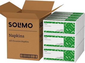 img 4 attached to 📦 Solimo Everyday Paper Napkins, White, 300 Count (Pack of 12) – Amazon Brand