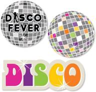 🕺 throwback fun: big dot of happiness 70's disco - 24 count diy shaped cut-outs for an authentic 1970's disco fever party! логотип