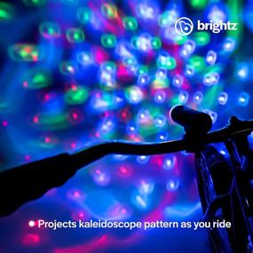 img 3 attached to 🚲 Brightz Disco Party LED Bike Light, Tri-Colored - Blinking & Swirling Patterns - Night Riding Bicycle Light - Mounts to Handlebar or Bike Frame - Fun Bike Accessories for Enhanced Visibility