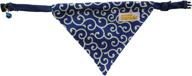 karakusa japanese shiba inu dog 🐶 bandana with adjustable collar by kawaii shiba co. logo