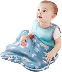 img 4 attached to Viedouce Baby Sleeping Bag, Organic Cotton Toddler Sleep Sack, Infant Sleep Bag 2.5 Tog, Swaddle Blanket for Babies, 80cm Grow Bag for Infants and Toddlers (3-18 Months)