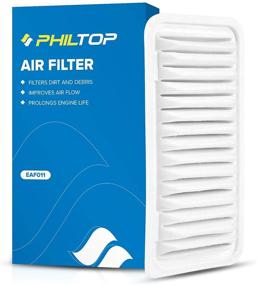 img 1 attached to PHILTOP EAF011 Engine Air Filter: Ultimate Replacement for Corolla, Matrix, FR-S, tC, BRZ & Vibe (2003-2020)