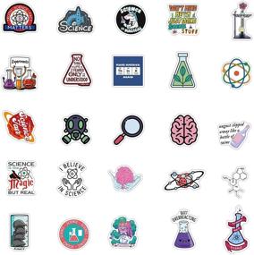 img 2 attached to 🧪 Science Laboratory Stickers for Student Laptops, Chemistry Lab, Cars, Motorcycles, Bicycles, Luggage, Helmets, Graffiti, Patches, Skateboards