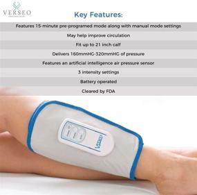 img 2 attached to 💆 Revitalize and Relieve with Verseo Air Compression Leg Massager