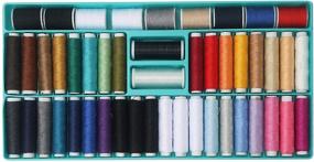 img 4 attached to 🧵 47Pcs MILIJIA Polyester Thread Assortment Kits - All Purpose Sewing Accessories for Beginners, Suitable for Sewing Machine or Hand Sewing