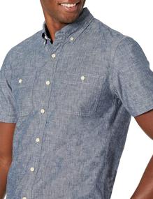 img 2 attached to 👕 SEO-Optimized: Goodthreads Short Sleeve Chambray Shirt - Slim Fit