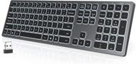 💻 seenda backlit wireless keyboard - ultra slim, rechargeable, illuminated | for pc, laptop, smart tv logo