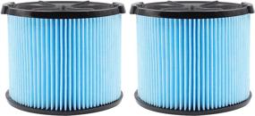 img 4 attached to 🔍 High-Quality VF3500 Replacement Filters (2 Pack) for Rigid Wet Dry Vacuum Models: WD4050, WD4070, WD4522