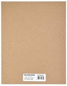 img 2 attached to 🎨 Grafix Medium Weight Chipboard Sheets: Create Stunning 3D Embellishments for Cards, Papercrafts, and Home Décor - Pack of 25