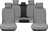 🚗 sojoy universal four seasons full set of car seat cover and cushions checkered: sleek black &amp; white design for enhanced car comfort logo